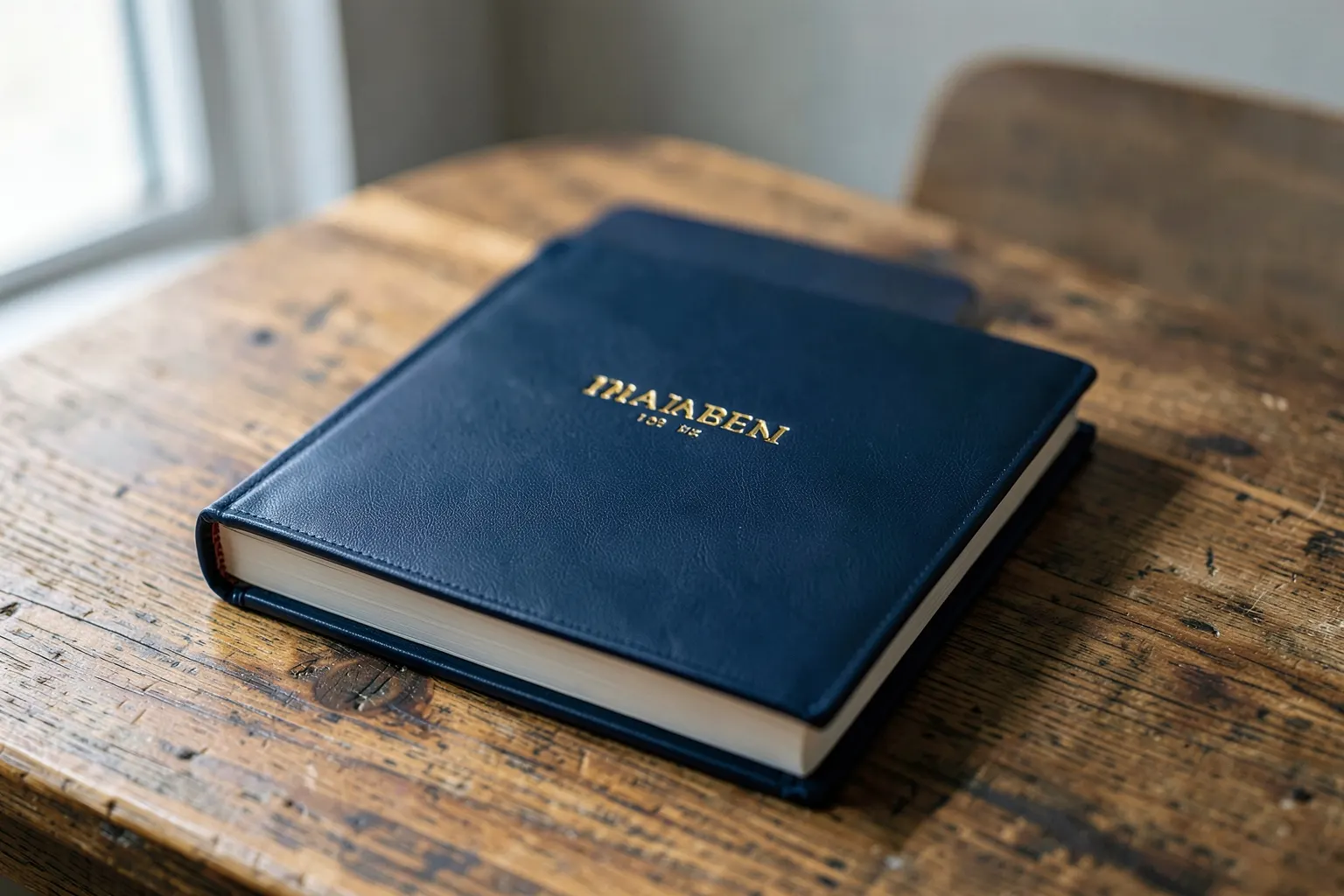 Título do artigo sobre tipos de usucapião em destaque em um livro aberto sobre uma mesa de madeira.