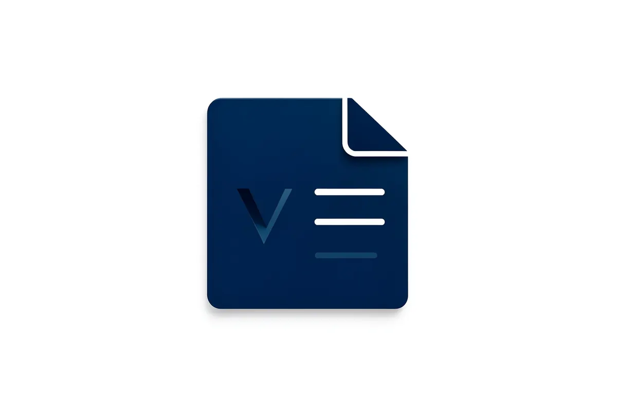 Um ícone de download sobre um fundo branco, representando um modelo de contrato.