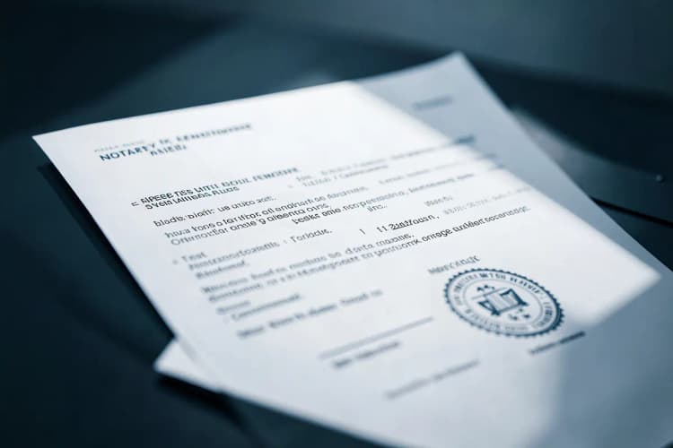 Um documento com várias cláusulas escritas e um selo de aprovação, simbolizando cláusulas importantes.